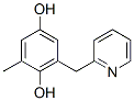 1,4-Benzenediol, 2-methyl-6-(2-pyridinylmethyl)- (9CI) 结构式