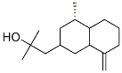 1-(4a-methyl-8-methylidene-decalin-2-yl)-2-methyl-propan-2-ol 结构式