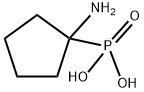 (1-氨基-1-环戊烷)磷酸水合物 结构式