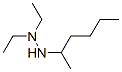 1,1-Diethyl-2-(1-methylpentyl)hydrazine 结构式
