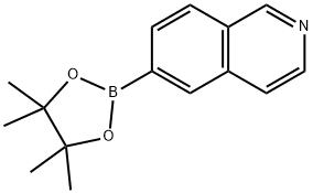 异喹啉-6-硼酸频哪醇酯 结构式