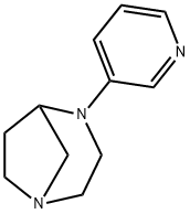 1,4-Diazabicyclo[3.2.1]octane,4-(3-pyridinyl)-(9CI) 结构式