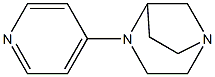 1,4-Diazabicyclo[3.2.1]octane,4-(4-pyridinyl)-,(+)-(9CI) 结构式