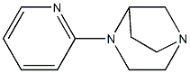 1,4-Diazabicyclo[3.2.1]octane,4-(2-pyridinyl)-,(-)-(9CI) 结构式