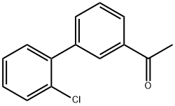 1-(2'-氯-[1,1'-二苯基]-3-基)乙烷-1-酮 结构式