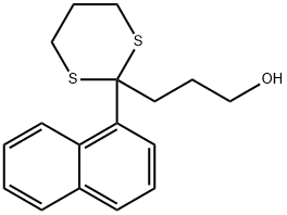 3-(2-NAPHTHALEN-1-YL-[1,3]DITHIAN-2-YL)-PROPAN-1-OL
 结构式