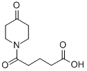 5-氧代-5-(4-氧代哌啶-1-基)戊酸 结构式