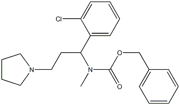 Benzyl(1-(2-chlorophenyl)-3-(pyrrolidin-1-yl)propyl)(methyl)carbamate