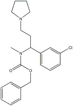 Benzyl(1-(3-chlorophenyl)-3-(pyrrolidin-1-yl)propyl)(methyl)carbamate