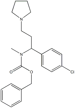 Benzyl(1-(4-chlorophenyl)-3-(pyrrolidin-1-yl)propyl)(methyl)carbamate