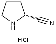 (R)-吡咯烷-2-甲腈盐酸盐 结构式