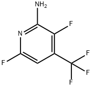 2-氨基-3,6-二氟-4-(三氟甲基)吡啶 结构式