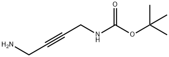 Carbamic acid, (4-amino-2-butynyl)-, 1,1-dimethylethyl ester (9CI) 结构式