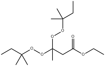 3,3-二(叔戊基过氧)丁酸乙酯 结构式