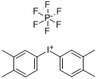 双(3,4-二甲基苯基)碘六氟磷酸盐 结构式