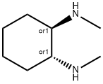 反-(1R,2R)-N,N'-二甲基1,2-环己烷二胺 结构式