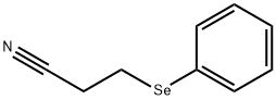 3-(Phenylseleno)propionitrile 结构式