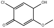 2,5-Cyclohexadien-1-one,  2-chloro-4-hydroxy-5-methoxy- 结构式