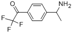 Ethanone, 1-[4-(1-aminoethyl)phenyl]-2,2,2-trifluoro- (9CI) 结构式