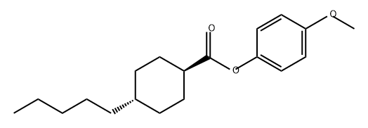 4-METHOXYPHENYL TRANS-4-PENTYLCYCLOHEXANOATE 结构式