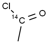 ACETYL CHLORIDE, [1-14C] 结构式
