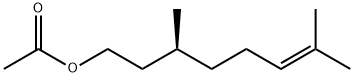 (-)-3,7-dimethyloct-6-enyl acetate 结构式