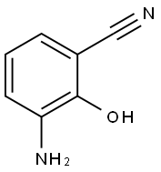 3-氨基-2-羟基苯甲腈 结构式