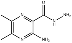 Pyrazinecarboxylic acid, 3-amino-5,6-dimethyl-, hydrazide (7CI,8CI) 结构式