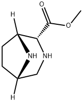 (1R,2R,5S)-3,8-二氮杂双环[3.2.1]辛烷-2-羧酸甲酯 结构式
