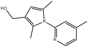 1H-PYRROLE-3-METHANOL, 2,5-DIMETHYL-1-(4-METHYL-2-PYRIDINYL)- 结构式