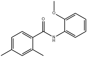 Benzamide, N-(2-methoxyphenyl)-2,4-dimethyl- (9CI) 结构式