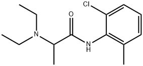 2-Diethylamino-N-(2-chloro-6-methylphenyl)propionamide 结构式