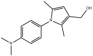 1-[4-(DIMETHYLAMINO)PHENYL]-2,5-DIMETHYL-1H-PYRROLE-3-METHANOL 结构式