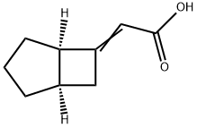 Acetic acid, (1R,5R)-bicyclo[3.2.0]hept-6-ylidene- (9CI) 结构式