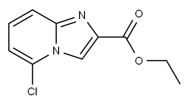 5-氯咪唑并[1,2-A]吡啶-2-甲酸乙酯 结构式