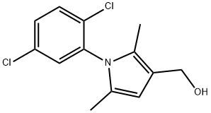 1-(2,5-DICHLOROPHENYL)-2,5-DIMETHYL-1H-PYRROLE-3-METHANOL 结构式