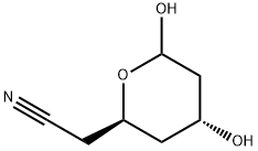 2H-Pyran-2-acetonitrile, tetrahydro-4,6-dihydroxy-, (2R,4R)- (9CI) 结构式