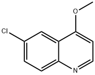 4-甲氧基-6-氯喹啉 结构式