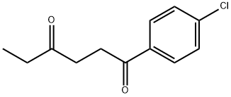 1-(4-CHLORO-PHENYL)-HEXANE-1,4-DIONE 结构式