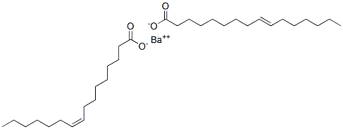 barium (Z)-hexadec-9-enoate 结构式