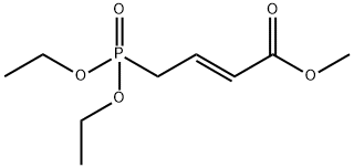 (2E)-4-(二乙氧基膦基)-2-丁烯酸甲酯 结构式