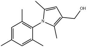 [2,5-DIMETHYL-1-(2,4,6-TRIMETHYL-PHENYL)-1H-PYRROL-3-YL]-METHANOL 结构式