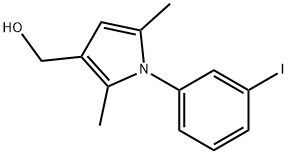 1-(3-IODOPHENYL)-2,5-DIMETHYL-1H-PYRROLE-3-METHANOL 结构式