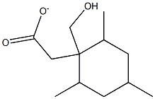 2,4,6-trimethylcyclohexylmethyl acetate 结构式