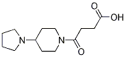 4-Oxo-4-(4-pyrrolidin-1-yl-piperidin-1-yl)-butyric acid 结构式