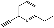 2-乙基-6-乙炔基吡啶 结构式