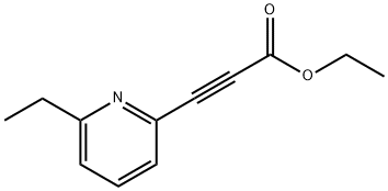 2-Propynoicacid,3-(6-ethyl-2-pyridinyl)-,ethylester(9CI) 结构式