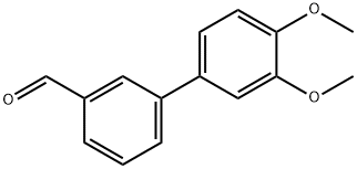 3,4-二甲氧基联苯-3-甲醛 结构式