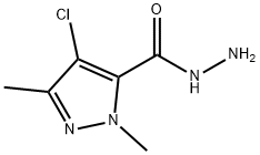 4-氯-1,3-二甲基-1H-吡唑-5-卡巴肼 结构式