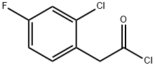 (2-CHLORO-4-FLUORO-PHENYL)-ACETYL CHLORIDE 结构式